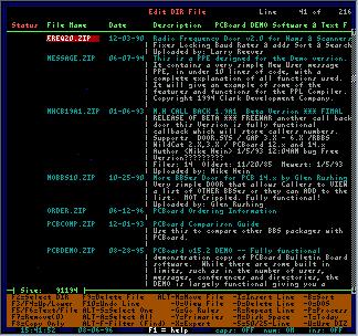 PCBFiler DIR File Editor