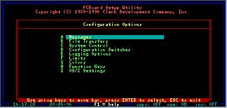 PCBSetup | Configuration Options