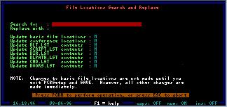 PCBSetup Search and Replace