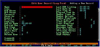 PCBoard Add a User Menu